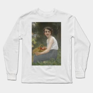 The Cherry Girl by Guillaume Seignac Long Sleeve T-Shirt